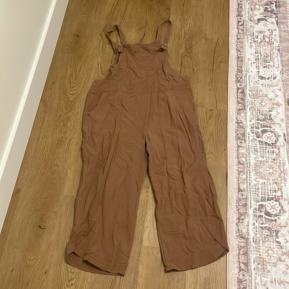 Cotton brown overalls